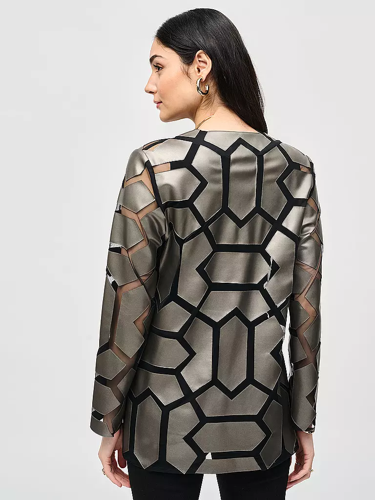 JOSEPH RIBKOFF | Jäckchen in Lederoptik | Argento