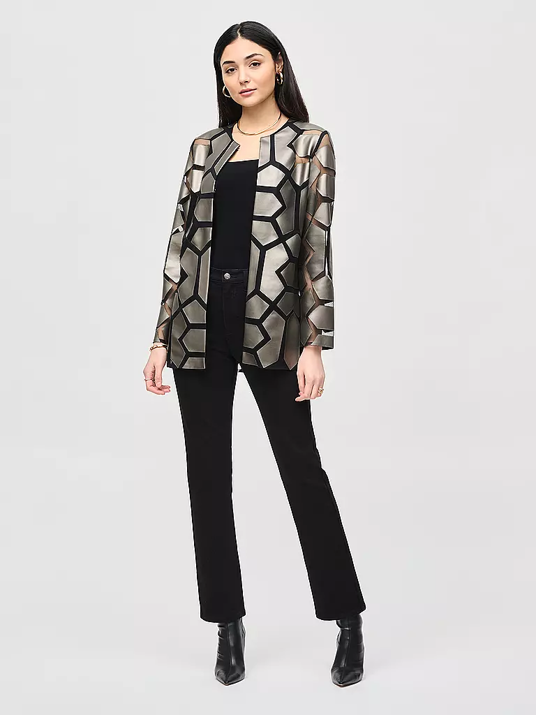 JOSEPH RIBKOFF | Jäckchen in Lederoptik | Argento