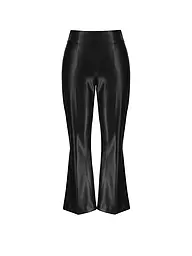 JOSEPH RIBKOFF | Pantaloni in similpelle bootcut fit 7/8 | Nero