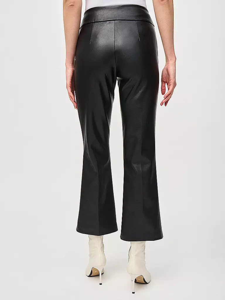 JOSEPH RIBKOFF | Pantaloni in similpelle bootcut fit 7/8 |