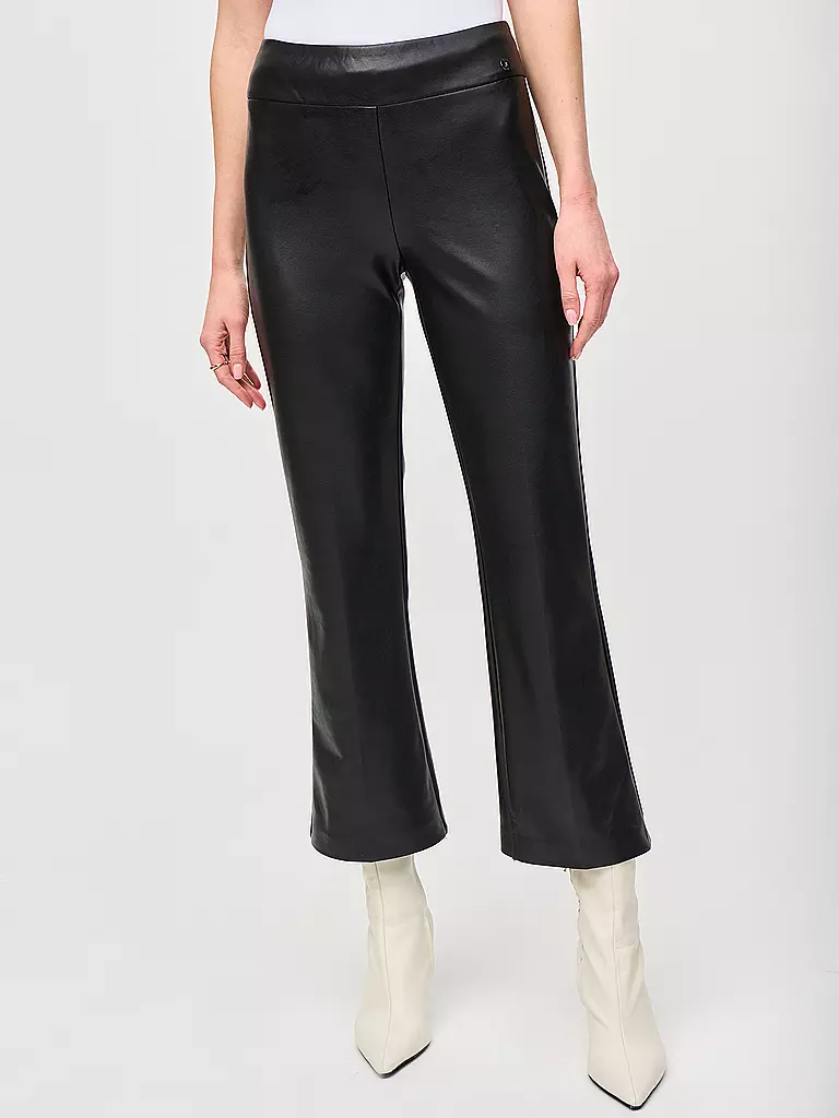 JOSEPH RIBKOFF | Pantaloni in similpelle bootcut fit 7/8 |