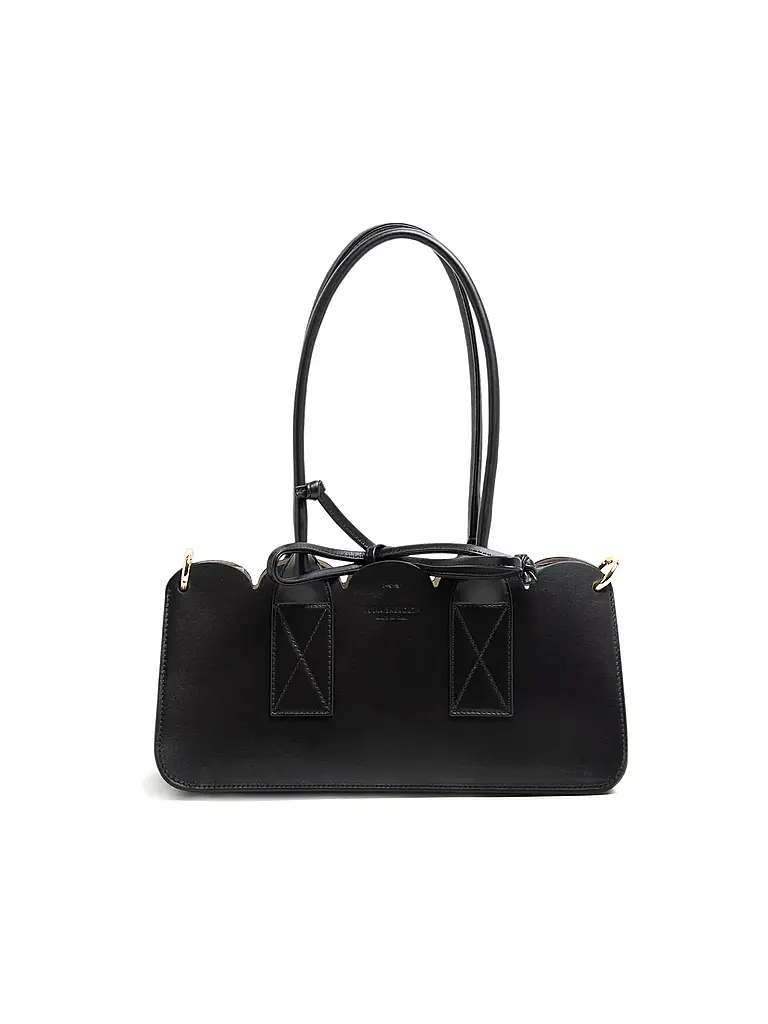 JULIA SKERGETH | Borsa a mano TAKEAWAY BAG TULIP | Nero