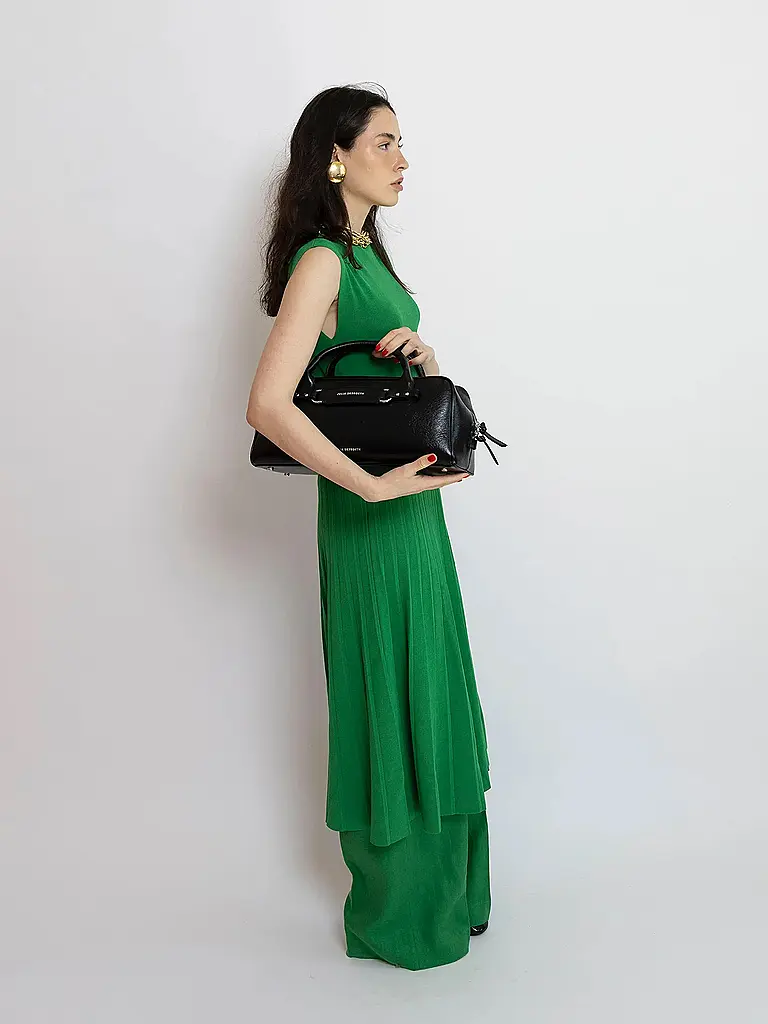 JULIA SKERGETH | Borsa in pelle - Borsa a mano HÄNKELTASCHE MEDIUM | Nero