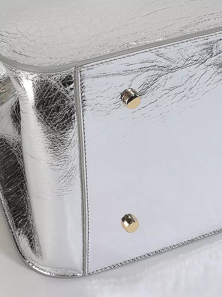 JULIA SKERGETH | Borsa in pelle - Shopper Large | Argento