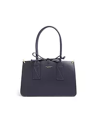 JULIA SKERGETH | Ledertasche - Shopper Medium | Blu scuro