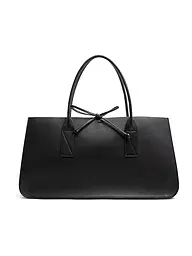 JULIA SKERGETH | Borsa in pelle TAKEAWAY BAG LARGE | Nero