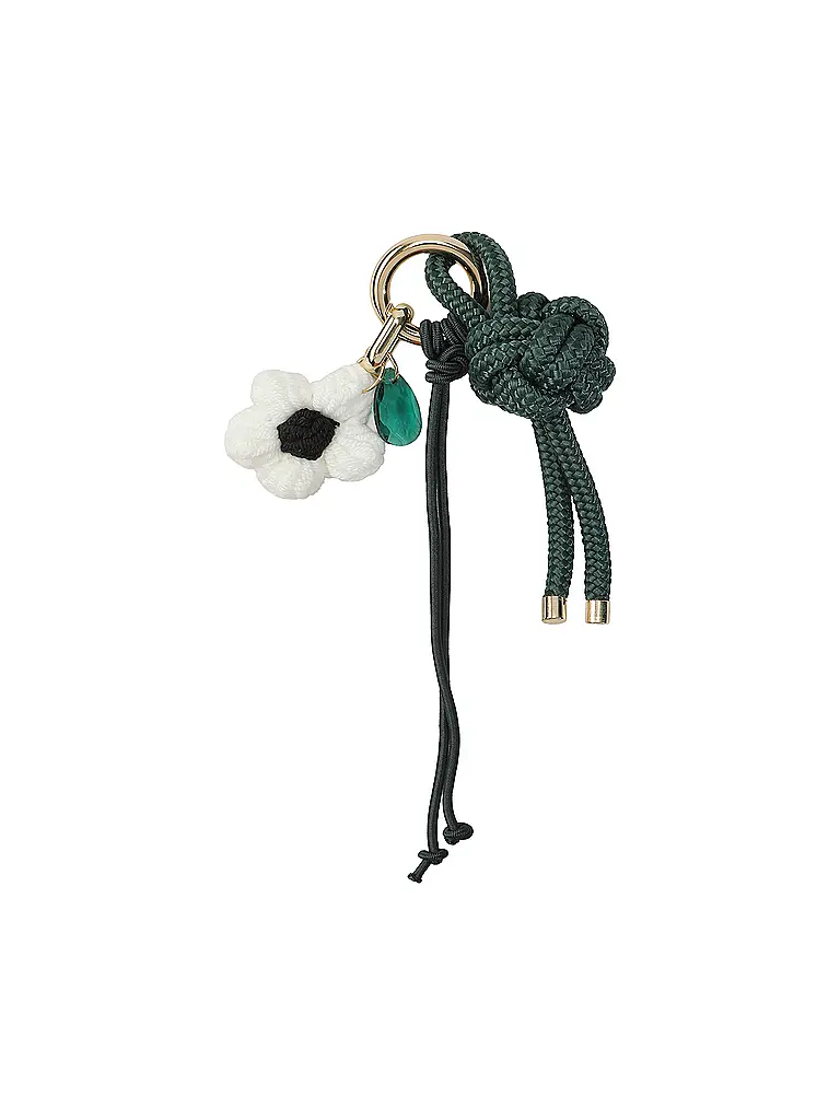 JULIA SKERGETH | Ciondolo THE KNOT CHARM | Verde scuro