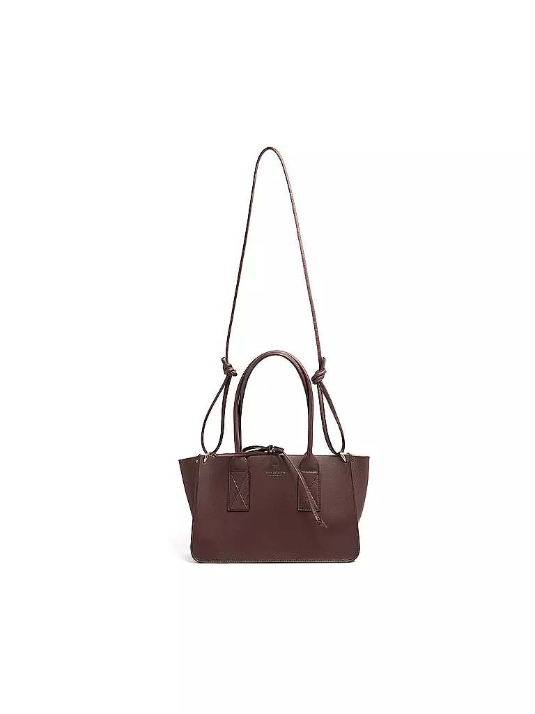 JULIA SKERGETH | Ledertasche - Shopper Medium | Rosso scuro