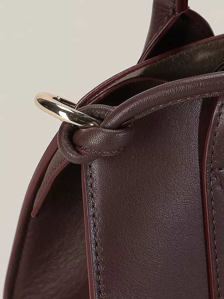 JULIA SKERGETH | Ledertasche - Shopper Small | Rosso scuro