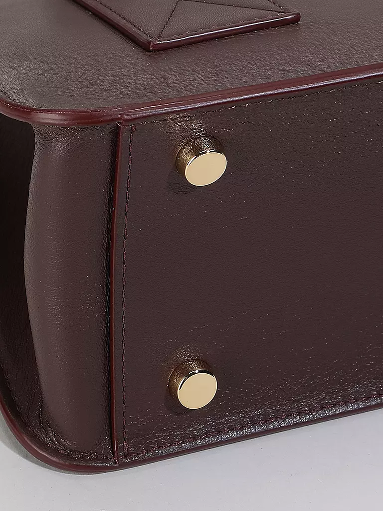 JULIA SKERGETH | Ledertasche - Shopper Small | Rosso scuro