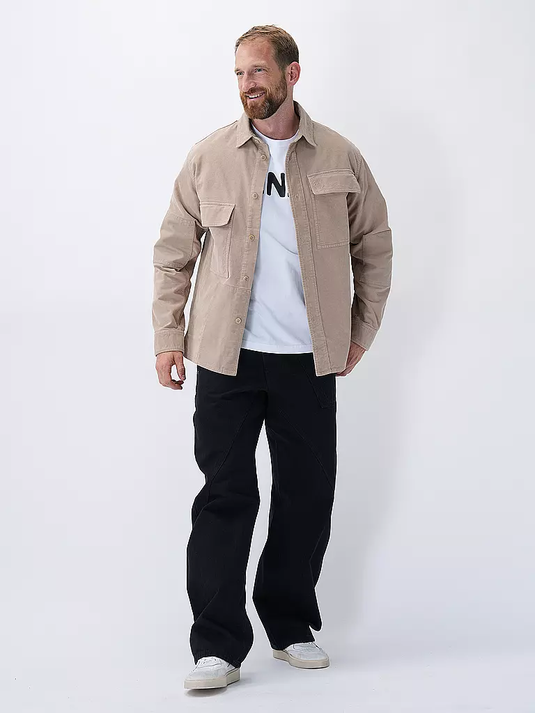 JW ANDERSON | Overshirt Vestibilità Oversize | Cammello