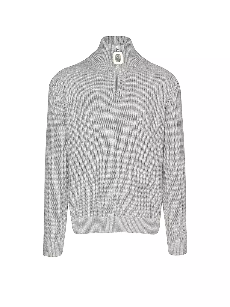 JW ANDERSON | Pullover Troyer | Grigio chiaro