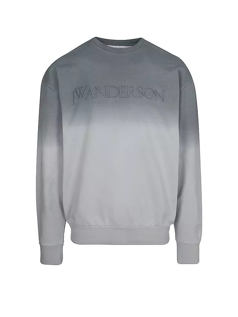 JW ANDERSON | Sweater LOGO GRADIENT SWEATER | Grigio chiaro