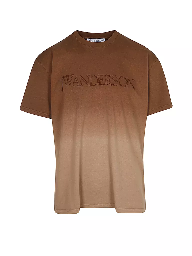 JW ANDERSON | T-shirt LOGO GRADIENT TEE | Marrone