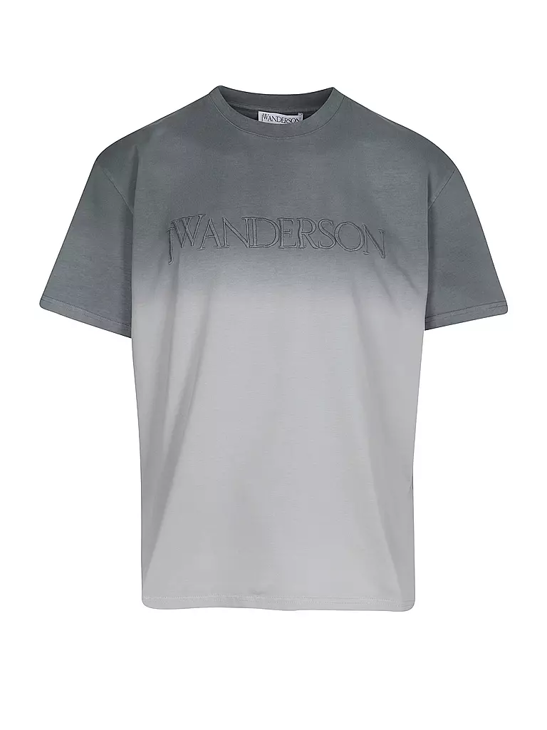 JW ANDERSON | T-shirt LOGO GRADIENT TEE | Grigio chiaro