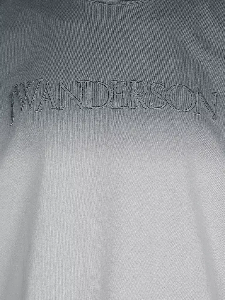 JW ANDERSON | T-shirt LOGO GRADIENT TEE | Grigio chiaro