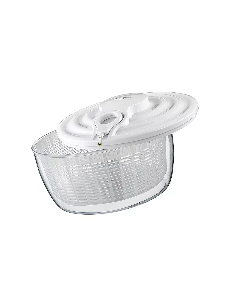 KÜCHENPROFI | Centrifuga per insalata WAVE 24 cm, plastica / bianco | 