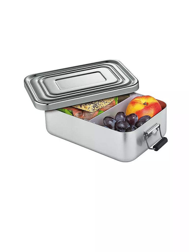 KÜCHENPROFI | Contenitore per alimenti - Lunchbox piccola 18x12cm (Argento) | Argento