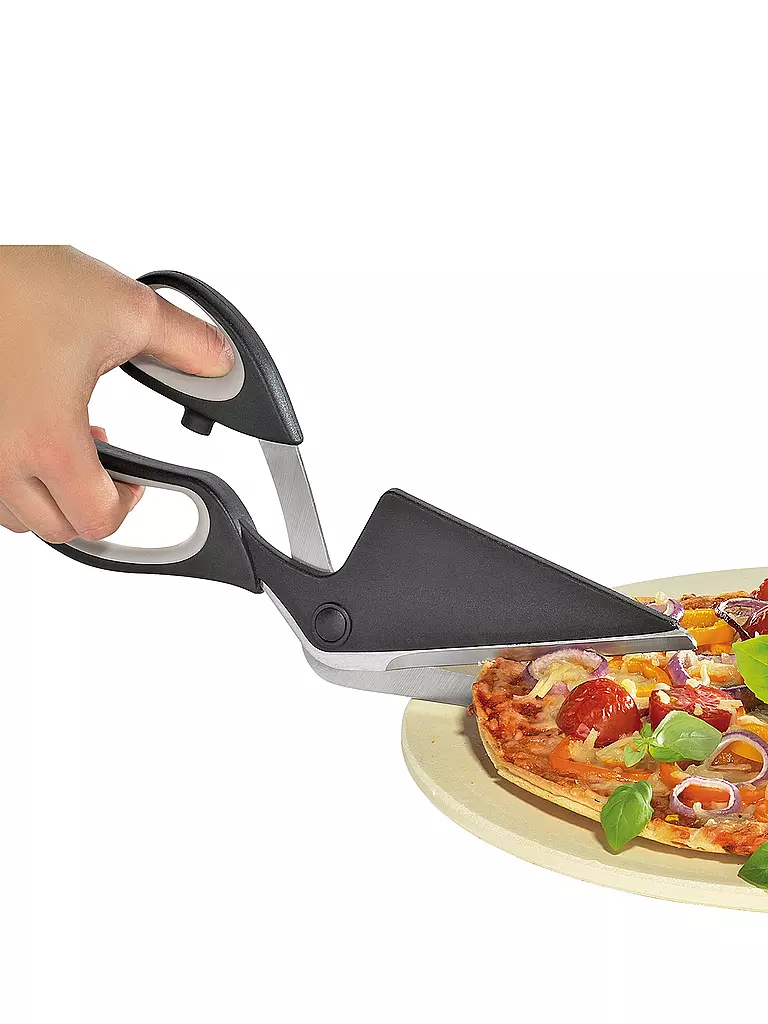 KÜCHENPROFI | Forbici per pizza 27 cm acciaio inox / nero | 