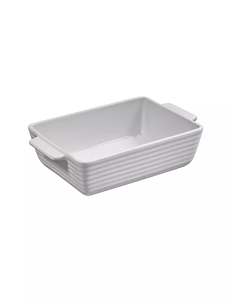KÜCHENPROFI | Gratin BURGUND rettangolare 17cm/0,75 l Bianco | Bianco