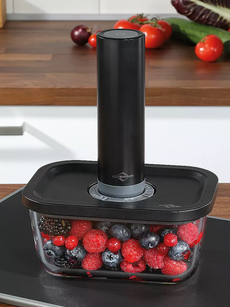 KÜCHENPROFI | Pompa per vuoto EASYFRESH elettrica Nera | Nero