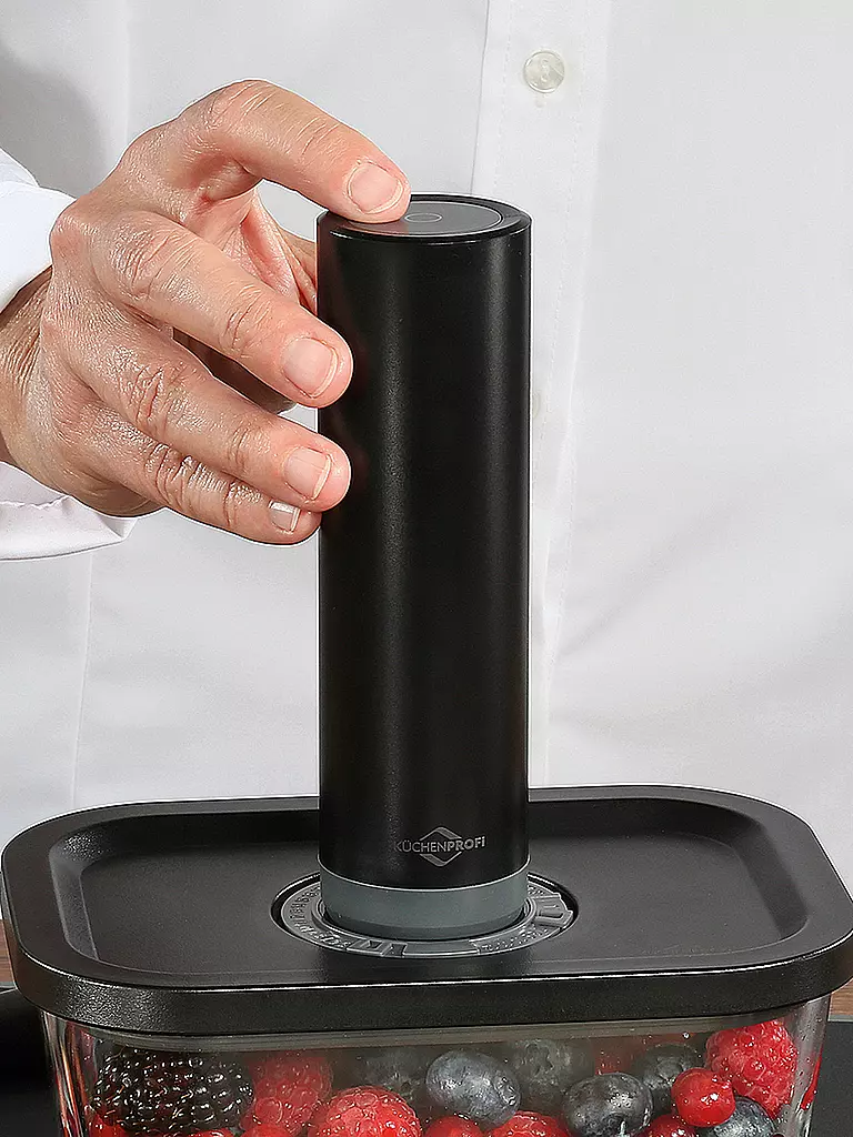 KÜCHENPROFI | Pompa per vuoto EASYFRESH elettrica Nera | 
