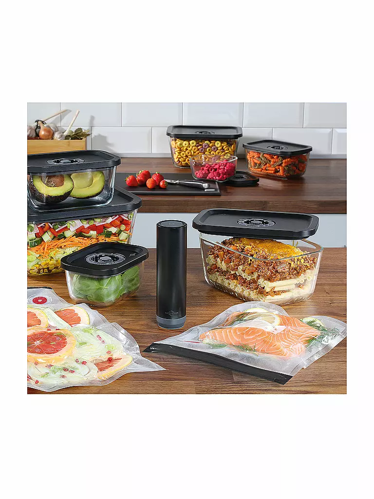 KÜCHENPROFI | Pompa per vuoto EASYFRESH elettrica Nera | 