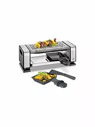 KÜCHENPROFI | Raclette VISTA2 (acciaio inox/marmo) | Argento