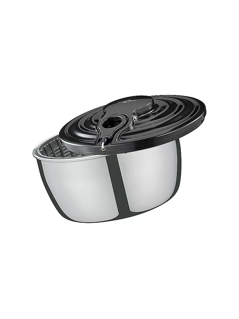 KÜCHENPROFI | Salad Spinner WAVE 24,5 cm in acciaio inox | 