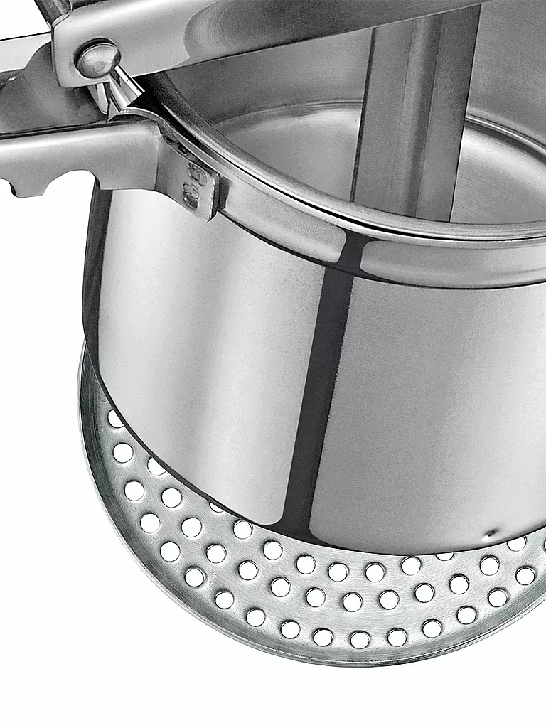 KÜCHENPROFI | Schiacciapatate TRIO in acciaio inox | Argento