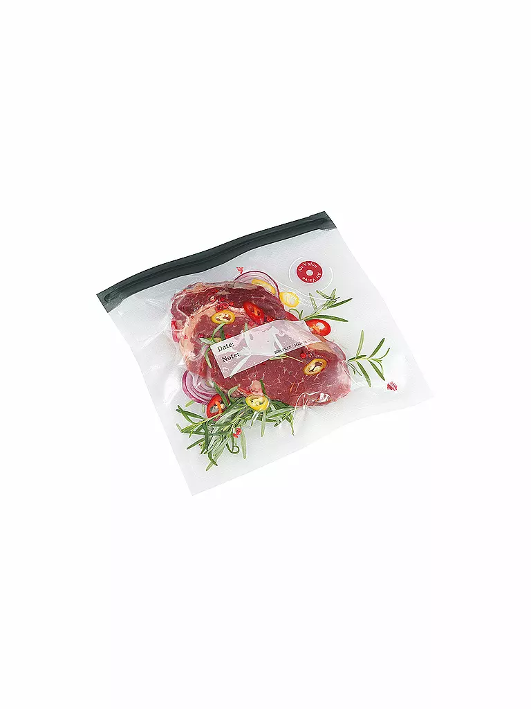 KÜCHENPROFI | Set da 10 sacchetti per sottovuoto 40x28cm EASYFRESH | Nero