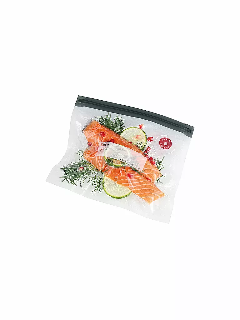 KÜCHENPROFI | Set da 10 sacchetti per sottovuoto 40x28cm EASYFRESH | Nero