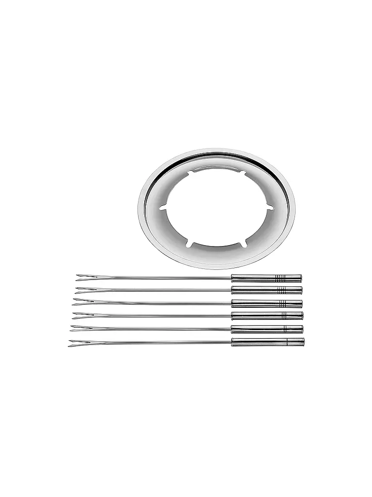 KÜCHENPROFI | Set per fonduta BASEL elettrico in acciaio inox | 