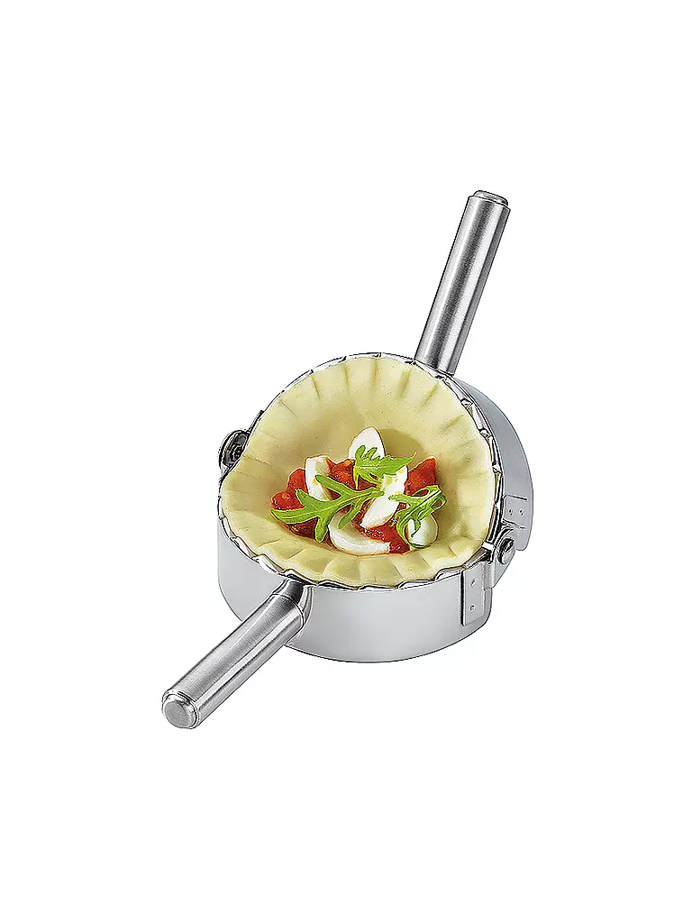 KÜCHENPROFI | Stampo per ravioli PASTACASA Midi 10 cm | Argento