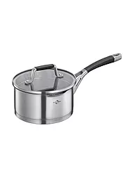 KÜCHENPROFI | Stielkasserolle 16cm/1,5l  BOLOGNA Edelstahl /Schwarz | Argento