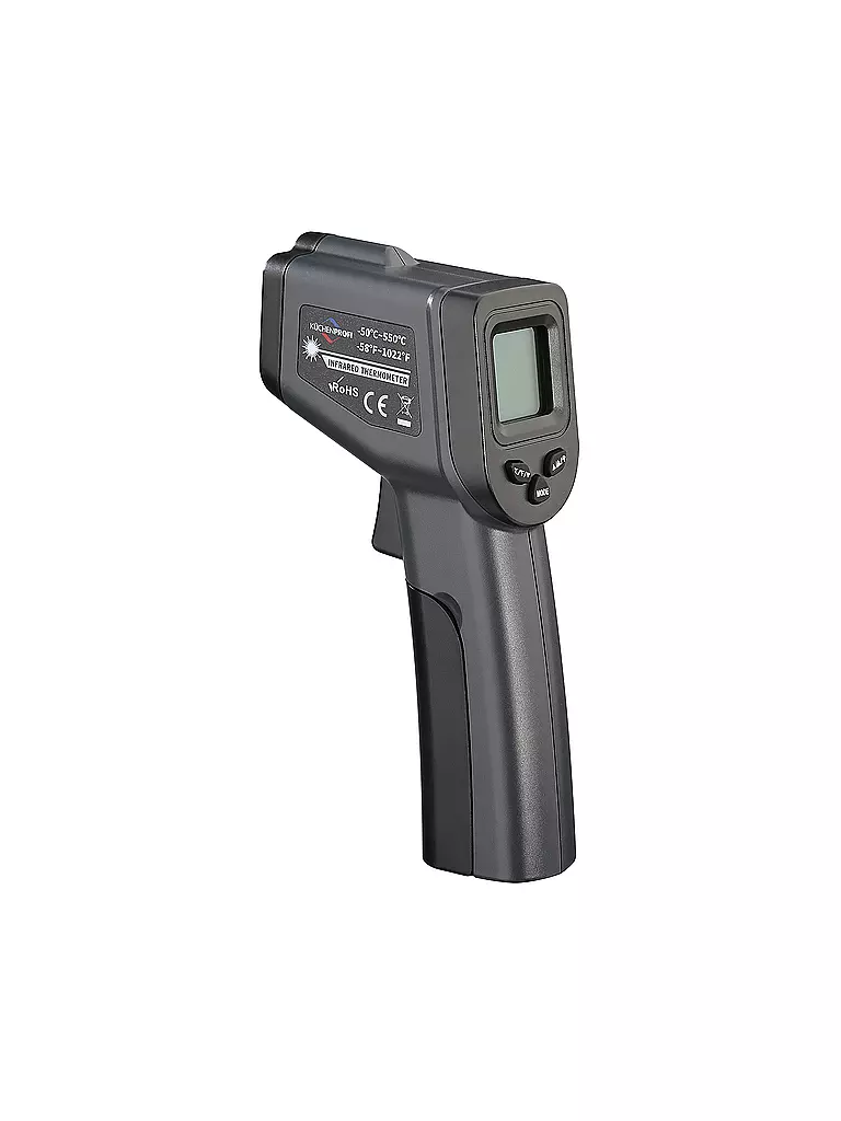 KÜCHENPROFI | Termometro a infrarossi -50-550°C | Nero