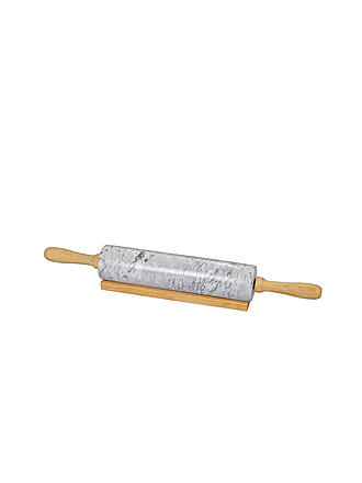 KÜCHENPROFI | Mattarello in marmo con manico in legno 47 cm