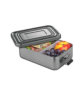 KÜCHENPROFI | Contenitore per alimenti - Lunchbox piccola 18x12cm (Antracite)