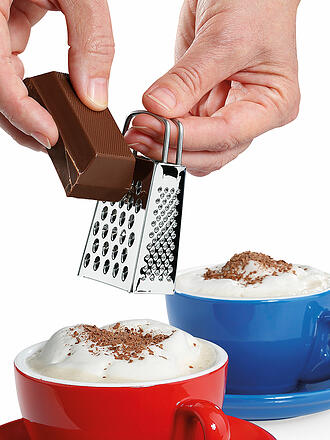 KÜCHENPROFI | Mini grattugia a quattro lati 8 cm in acciaio inox