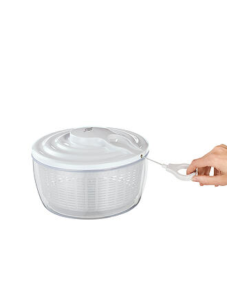 KÜCHENPROFI | Centrifuga per insalata WAVE 24 cm, plastica / bianco