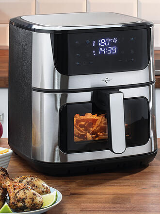 KÜCHENPROFI | Friggitrice ad aria IMPULS 8 L digitale acciaio inox/nero