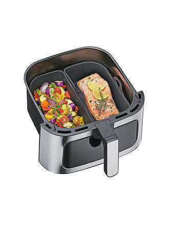 KÜCHENPROFI | Inserto per cestello 1/2 per friggitrice ad aria calda IMPULS 2 pz. 1,4 l Sil.Nero