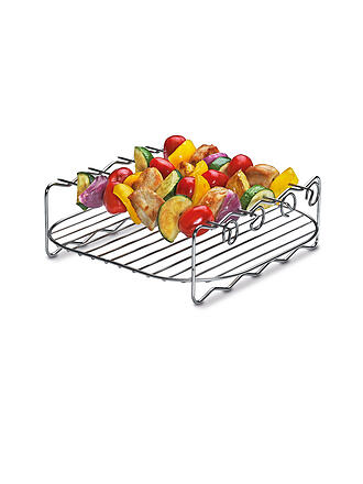 KÜCHENPROFI | Set per griglia per friggitrice ad aria calda IMPULS 8 L 5 pz. acciaio inox