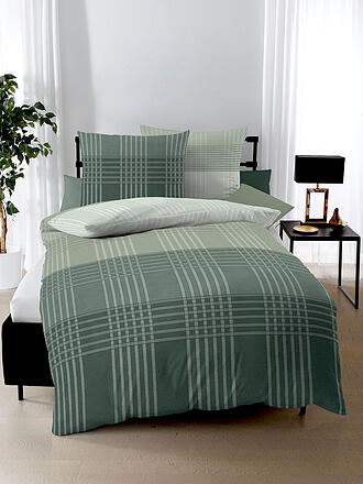 KAEPPEL | Biancheria da letto in flanella 70x90cm/140x200cm ZONES Oliv