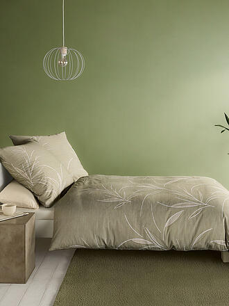 KAEPPEL | Biancheria da letto in flanella ORGANIC 70x90cm/140x200cm Khaki