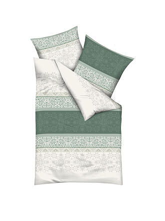 KAEPPEL | Biancheria da letto in flanella NORDIC 70x90cm/140x200cm Verde