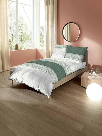 KAEPPEL | Biancheria da letto in flanella NORDIC 70x90cm/140x200cm Verde