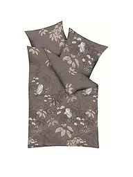 KAEPPEL | Biancheria da letto in flanella 70x90cm/140x200cm GUFO DELLE NEVI Marrone | Marrone