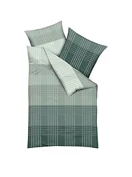 KAEPPEL | Biancheria da letto in flanella 70x90cm/140x200cm ZONES Oliv | Verde scuro