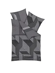 KAEPPEL | Biancheria da letto in flanella 70x90cm/140x200cm ESCAPE Oro | Nero